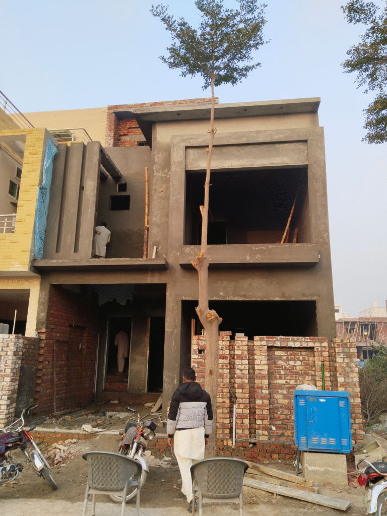 5 Marla Grey Structure House in Lake City Lahore