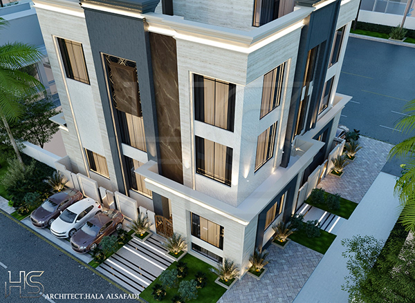 Commercial plaza construction in Lahore with modern architecture, reinforced concrete structure, basement parking, retail shops, office floors, and glass façade designed according to LDA regulations