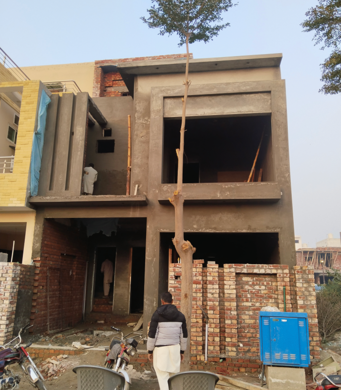 5 Marla Grey Structure House in Lake City Lahore